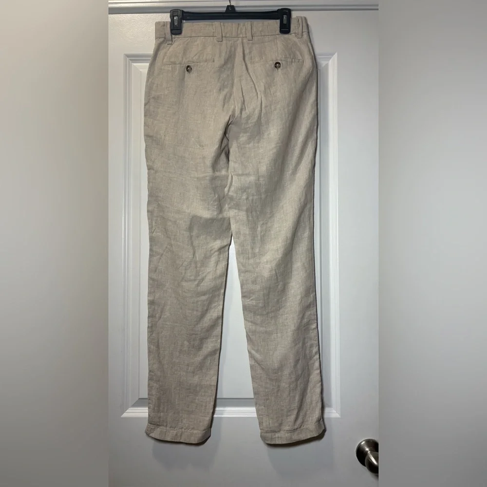 Mango‎ Beige Linen Pants